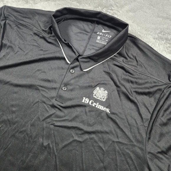 Nike Other - Nashville Predators Polo Shirt Mens 2XL Black NHL Hockey Nike 19 Crimes Wine